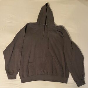 Fruit of the Loom Men's Charcoal Gray Pullover Hoodie